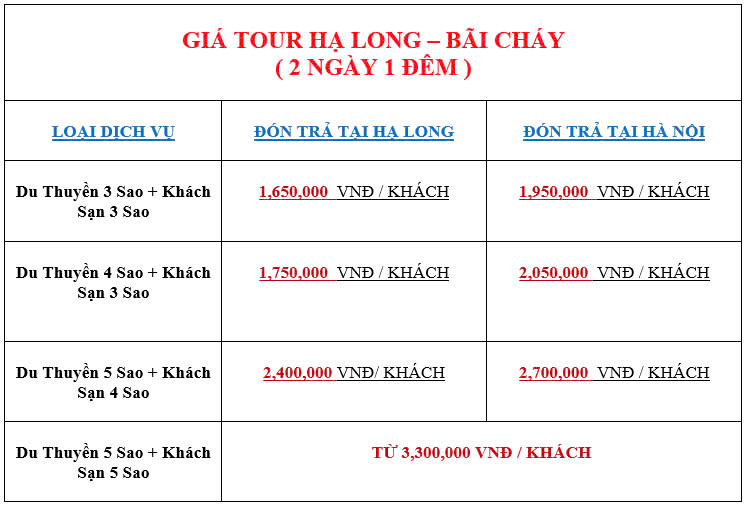 HL BAI CHAY 2N1D