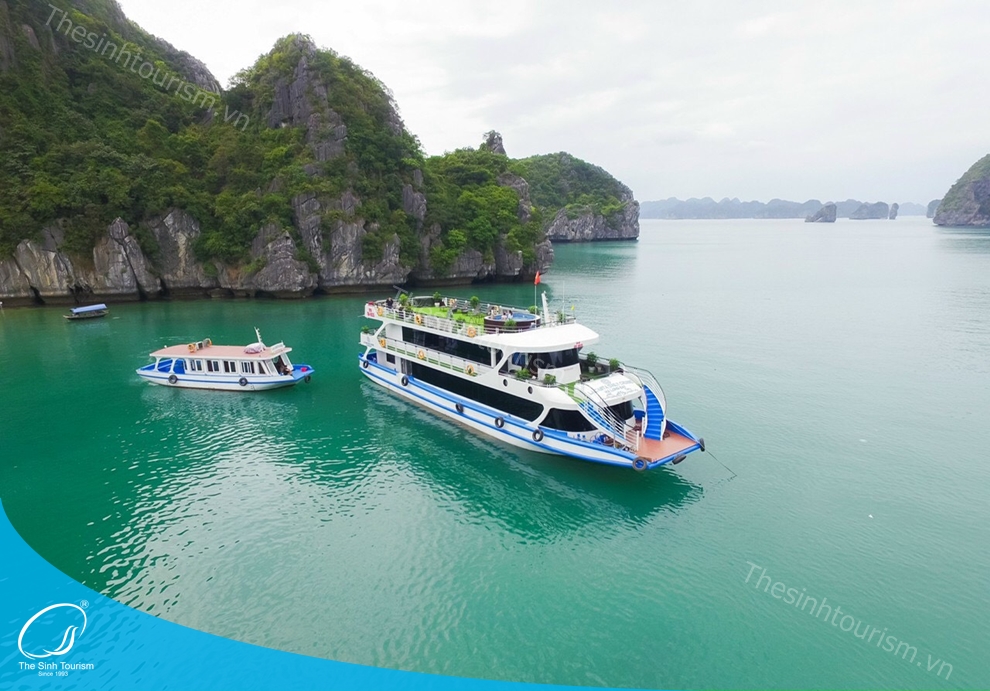 Du Thuyền Hạ Long 5 Sao - Kỳ Nghỉ Thượng Hạng Trên Vịnh Hạ Long 13 Đi du thuyền Hạ Long cùng Thế Sinh Tourist